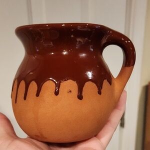 Set Of Eight Mexican Artisan Clay Mugs